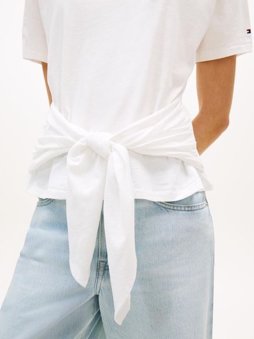 Camiseta-texturizada-amplia-con-lazo