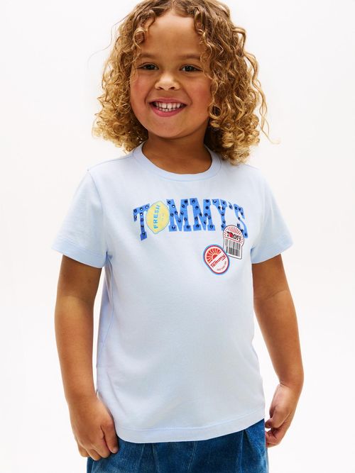 Camiseta-de-punto-con-logo-de-frutas