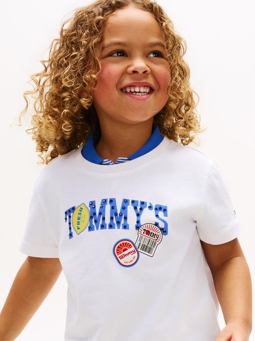 Camiseta-de-punto-con-logo-de-frutas