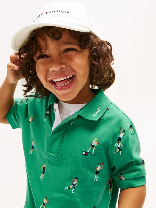 Polo-all-over-print-manga-corta