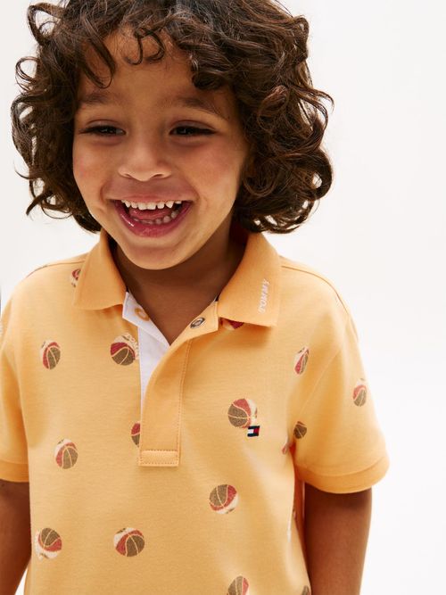 Polo-all-over-print-manga-corta