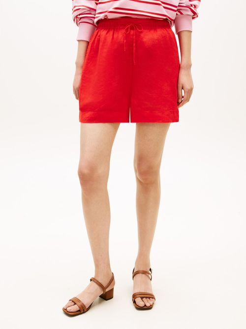 Shorts-de-puro-lino-con-logo-bordado