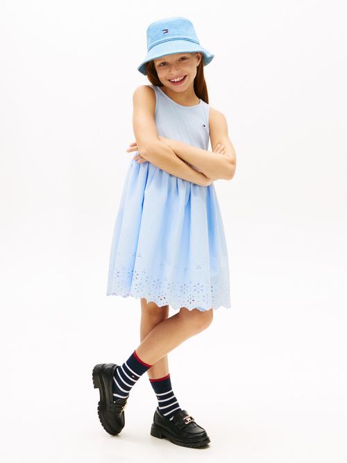 Vestido-sin-mangas-de-encaje-ingles