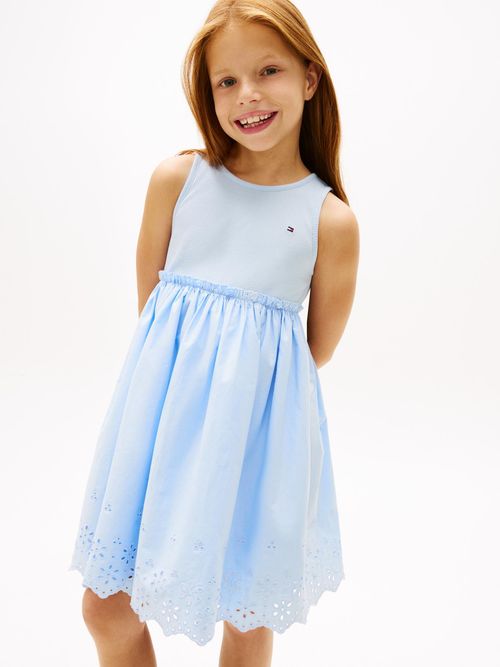 Vestido-sin-mangas-de-encaje-ingles