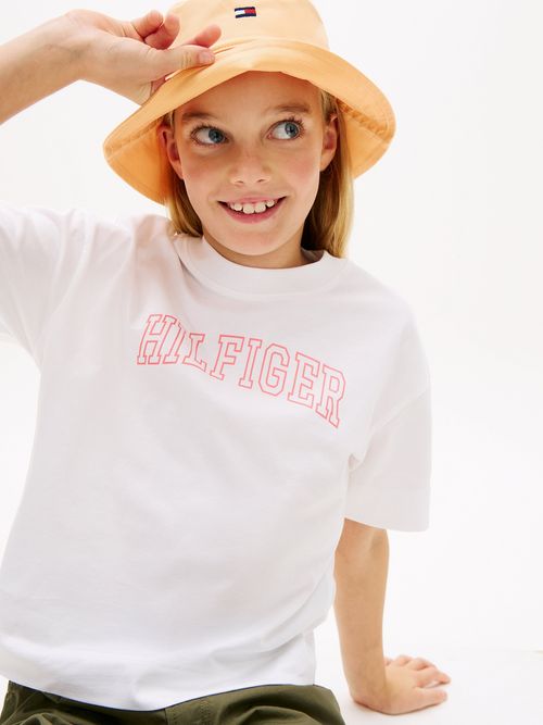 Camiseta-de-punto-con-cuello-redondo-y-logo